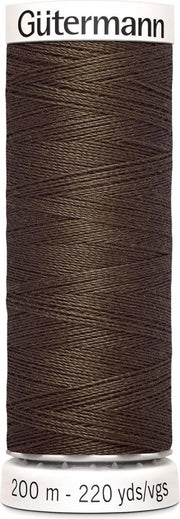 Gütermann Naaigaren - Bruin - Nr 222 - 200 meter