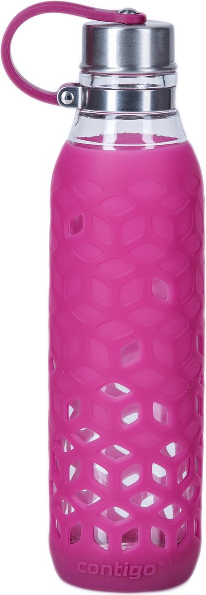 Contigo Waterfles - Purity Glas - 590 ml - Berry
