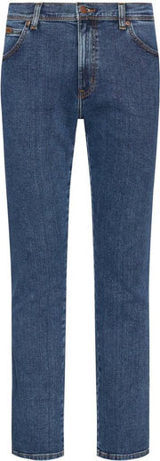 Wrangler  Jeans - Texas Slim Stonewash Blauw (Maat: 32/34)