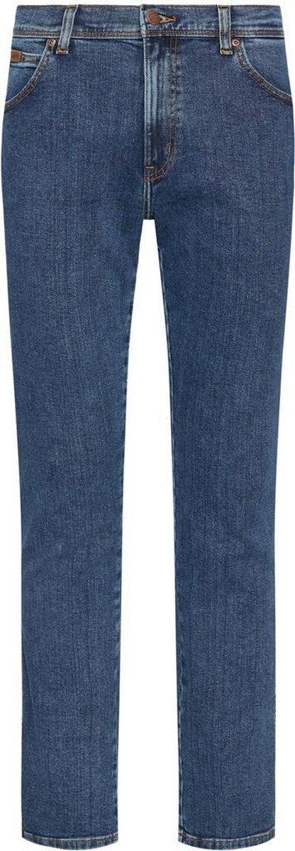 Wrangler  Jeans - Texas Slim Stonewash Blauw (Maat: 32/34)