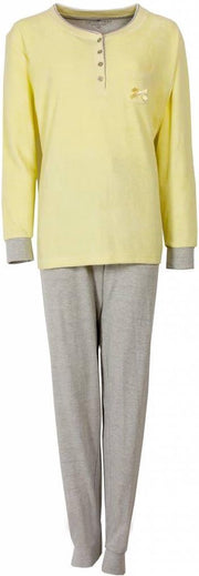 Dames pyjama TEPYD1407A-Geel-O10-11