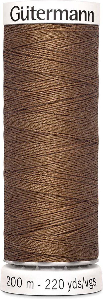 Gütermann Naaigaren - Bruin - Nr 124 - 200 meter