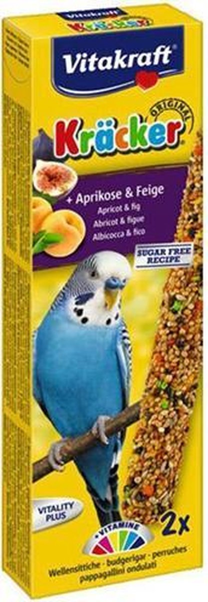 Vitakraft parkiet kracker fruit - 2 in 1 - 1 stuks