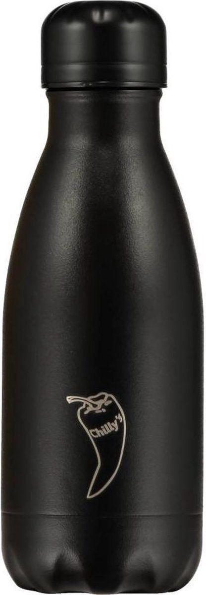 Chilly's 260 ml fles Monochrome All Black 260 ml