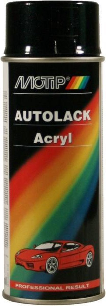 Motip 51000 - Autolak spuitbus - Zwart Metallic - 400ml