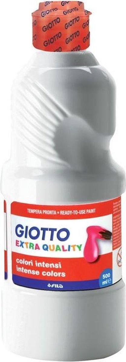 Giotto Bottle 500 ml poster paint white