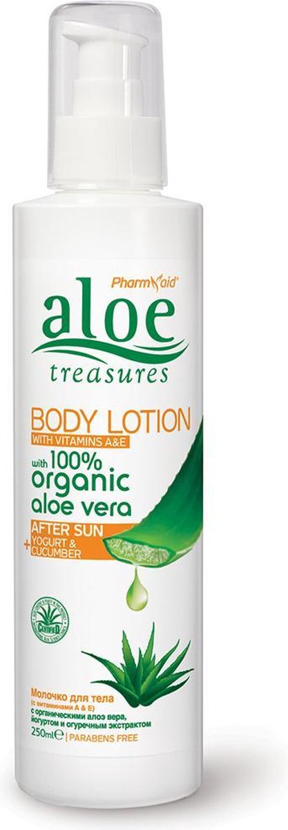Pharmaid Aloe Treasures Body Lotion Aftersun 250ml | Shea Moisture | Natuurlijk Goed