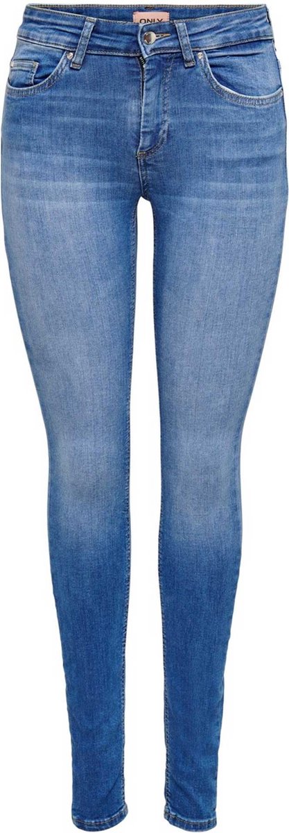 Only BLUSH LIFE MID WAIST SKINNY Dames - Maat L X L30