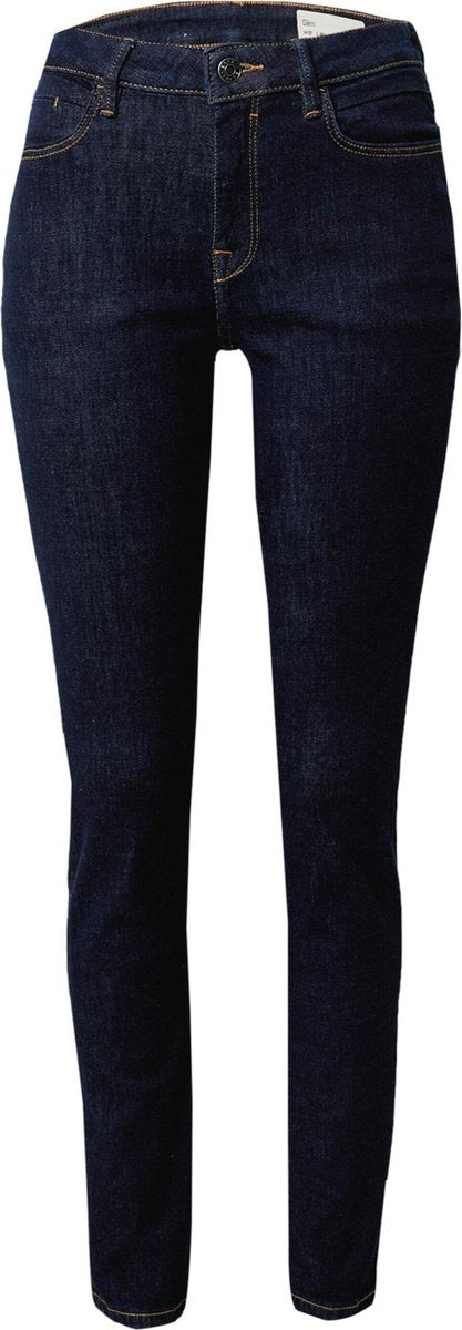 Esprit jeans coo denim pants lenght Donkerblauw-29-34