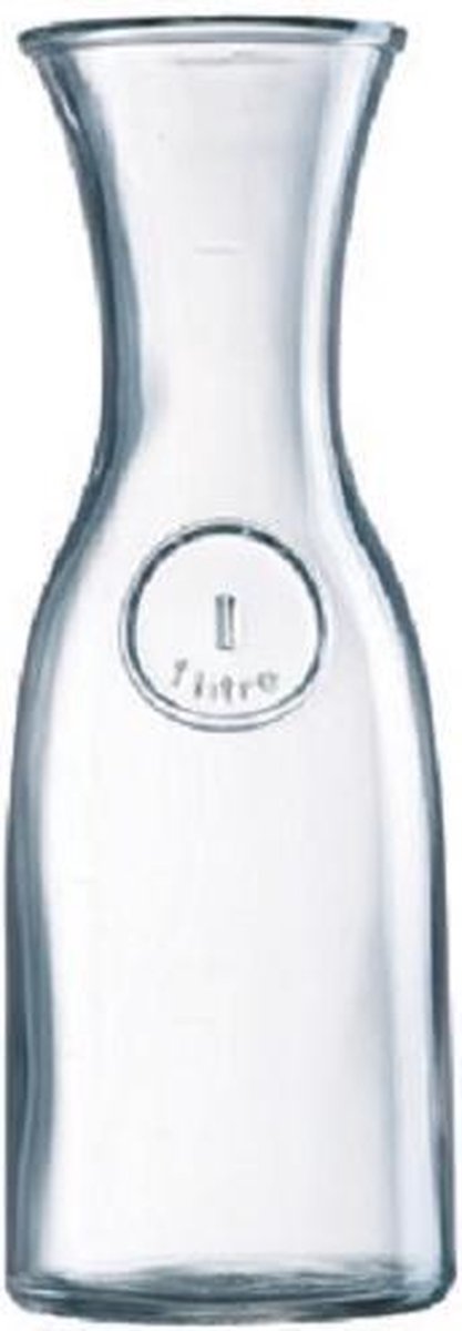 Arcoroc Bystro - Karaf -1 Liter - (set van 6) En Yourkitchen E-kookboek - Heerlijke Smulrecepten