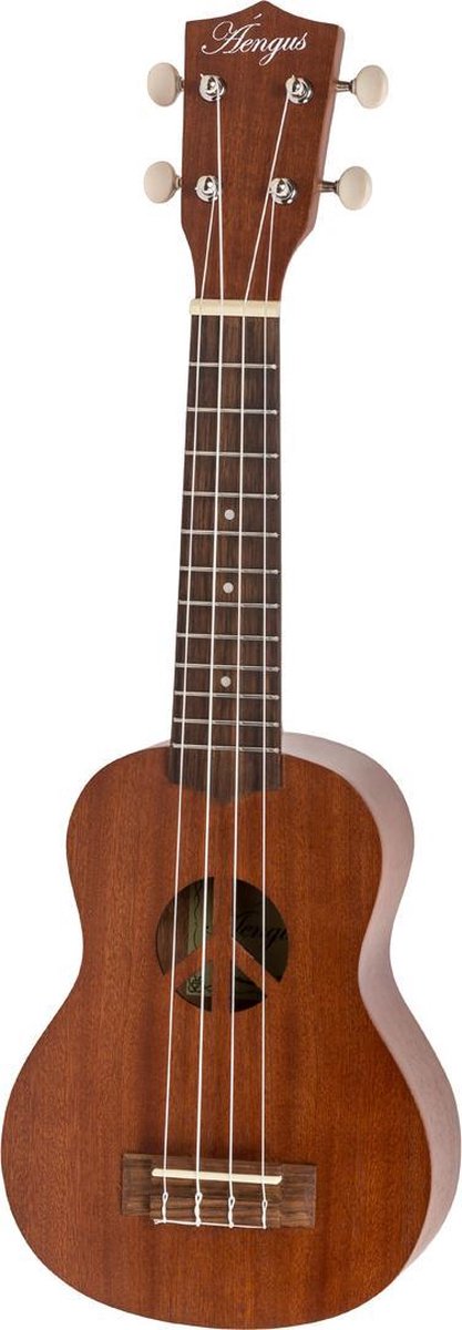 Sopraan Ukelele Peace - Soprano Ukulele Mahogany