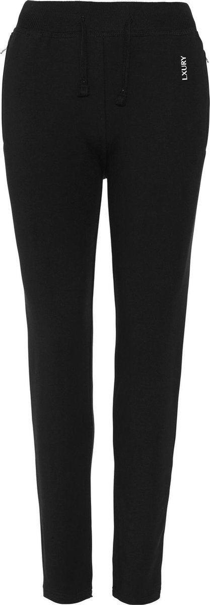LXURY Dames Slim-Fit Joggingsbroek maat M - Sportbroek - Zwart