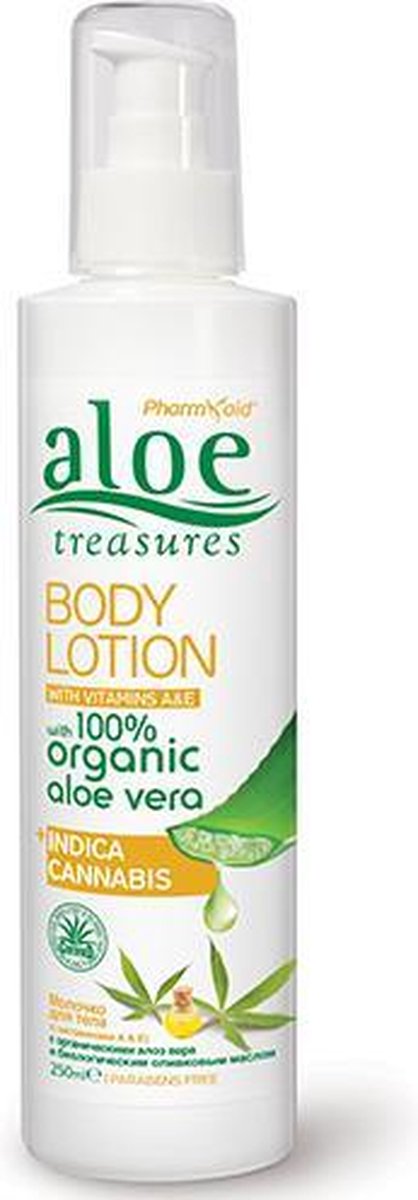 Pharmaid Aloe Treasures Natuurlijke Bodylotion Cannabis 250ml | Aloe Vera