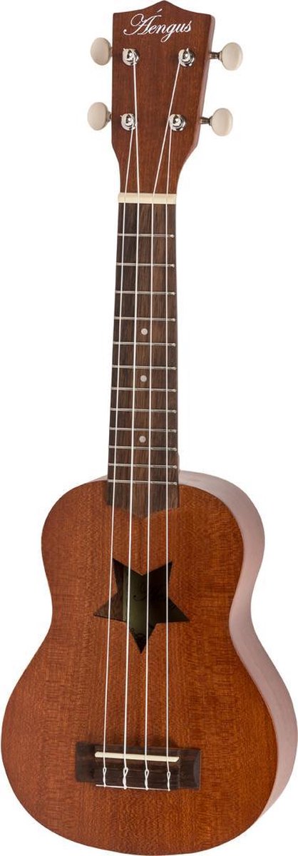 Ukelele Ster - Soprano Ukulele Mahogany Star