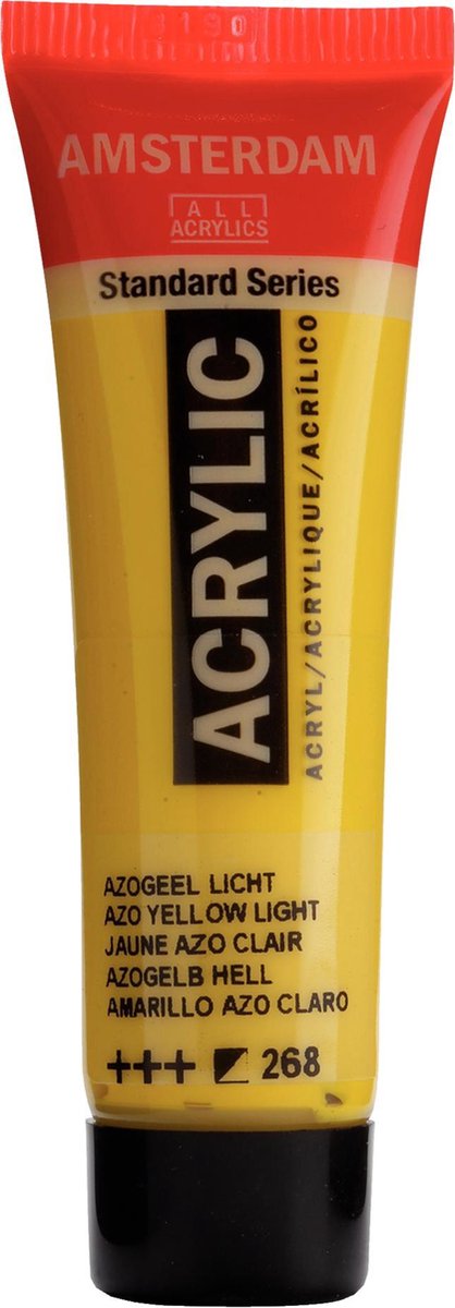 Acrylverf - Azo geel licht - 268 - Amsterdam - 20ml