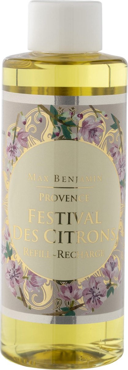 Max Benjamin Navulling Geurstokjes Festival Des Citrons 150 Ml