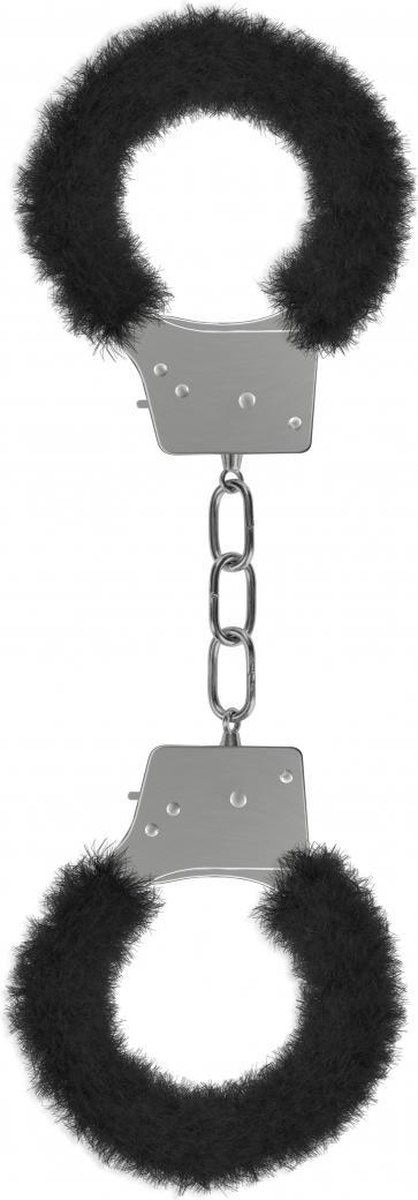 Shots Ouch! HandBoeien Beginner's Handcuffs Furry zwart