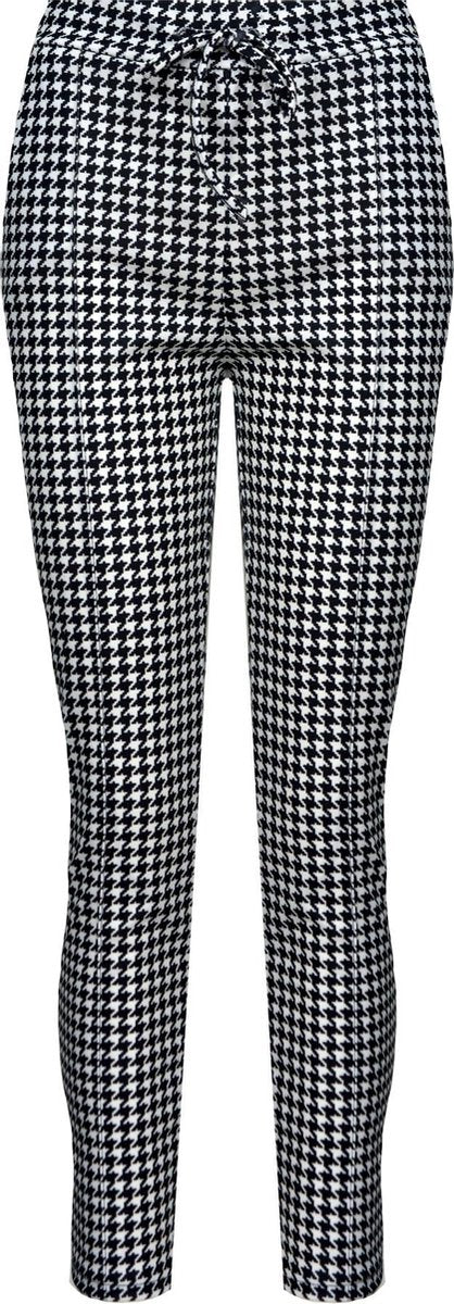Pied De Poule Broek Zwart