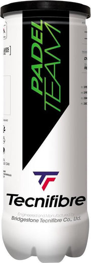 Tecnifibre PADEL TEAM ballen - 3 stuks - geel