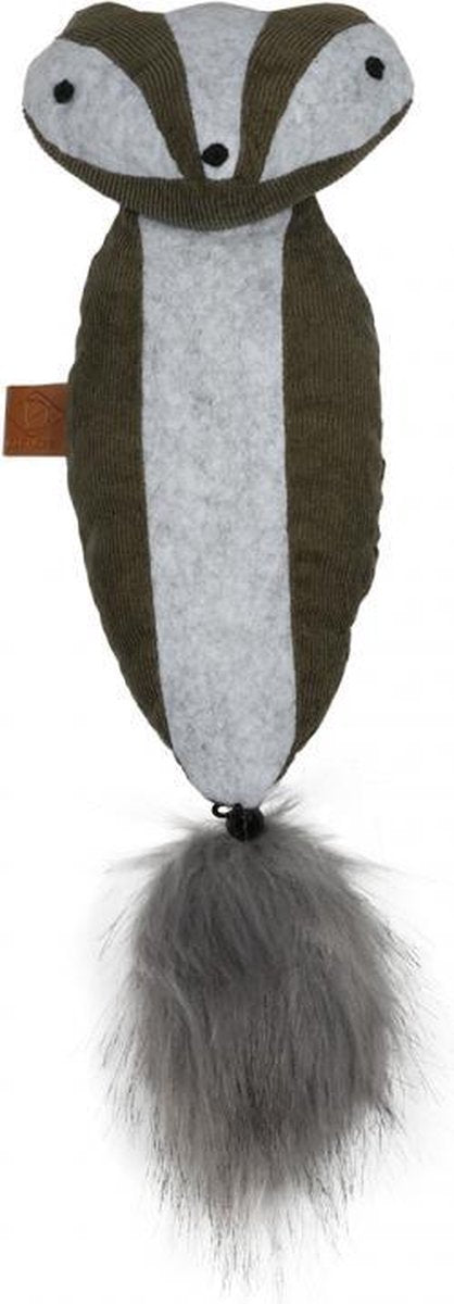 Rocco trappelkussen stinkdier groen 40x11cm