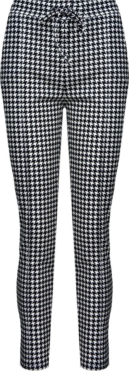 Pied De Poule Broek Zwart