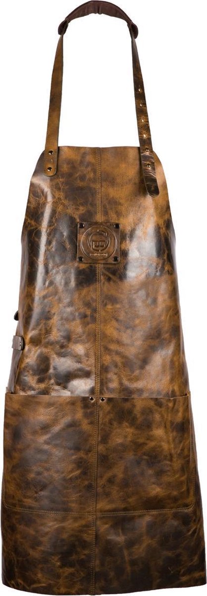 Lederen schort  KOLOS - COGNAC - GLADIATOR