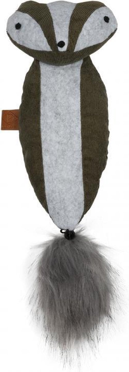 D&D Rocco trappelkussen stinkdier Groen 40x11cm