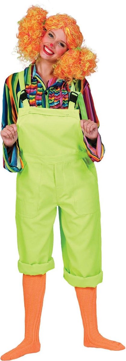 ESPA - Fluo groene tuinbroek voor volwassenen - Large - Volwassenen kostuums