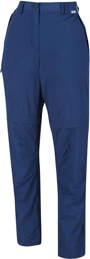 Regatta Chaska Ii Afritsbare Loopbroek Dames L 84 Blauw Maat 40