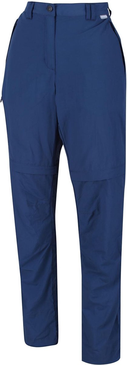 Regatta Chaska Ii Afritsbare Loopbroek Dames L 84 Blauw Maat 40