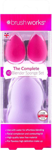 Brushworks HD Complete Blending Sponge Set