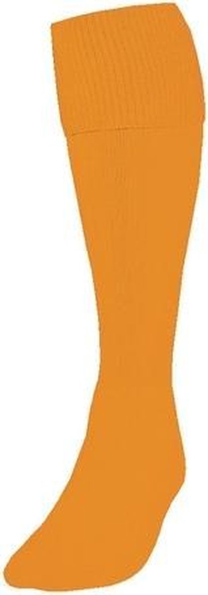 Precision Voetbalsokken Plain Junior Nylon Oranje Maat 30-34