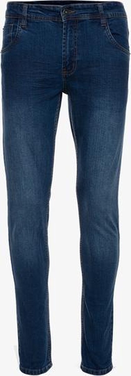 Unsigned comfort stretch fit heren jeans lengte 32 - Blauw - Maat 38/32
