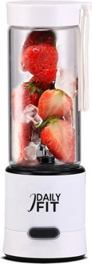 Mini Blender Deluxe - Wit - Met Gratis Beschermhoes - Draadloos & Draagbaar - Blender To Go - Idailyfit - Mix & Go - Portable Blender Deluxe - Smoothies & Shakes
