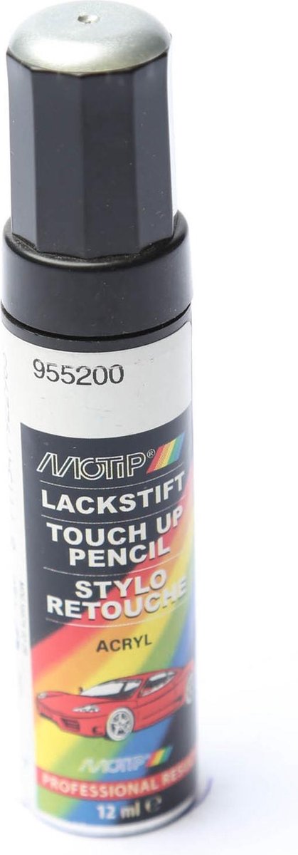 Motip 955200 - Auto lakstift - Zilver Metallic - 12 ml