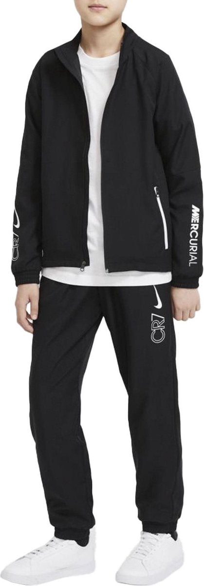 Nike CR7 Dri-Fit  Trainingspak - Maat 158  - Unisex - zwart/wit XL-158/170
