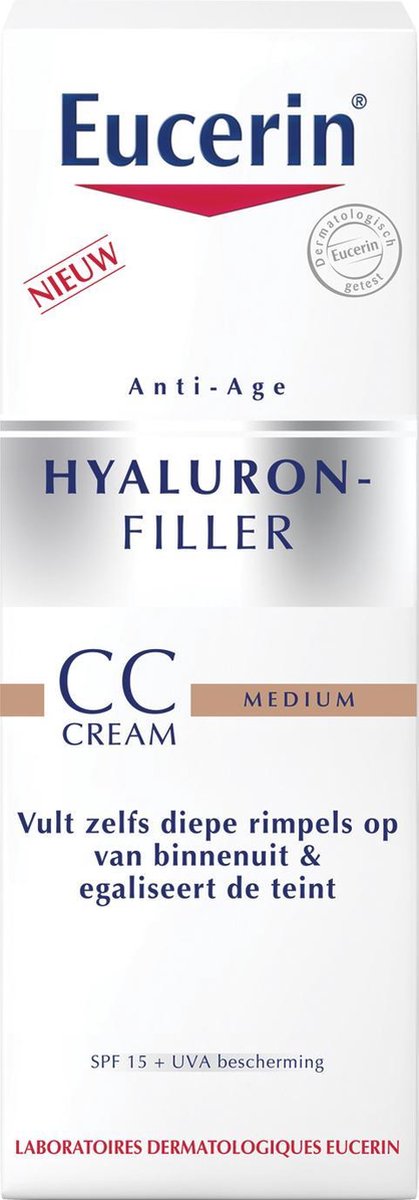 Eucerin Hyaluron-Filler Anti-Rimpel CC Medium Dagcrème - 50 ml