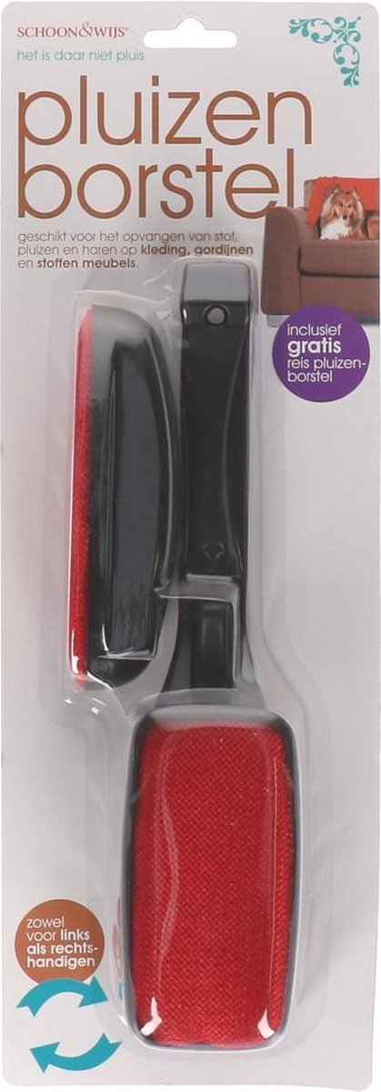 Pluizen borstel - Pluizen en Haren Verwijderaar met vacht handschoen - Kleding Borstel & Roller – pluizenborstel – pluizenverwijderaar – Huisdier - + inclusief reis pluiz borstel