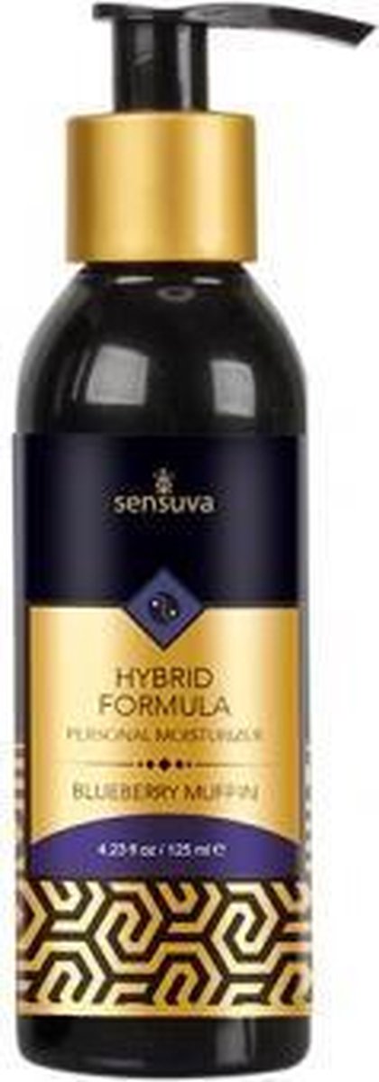 Sensuva Hybrid Glijmiddel Op Waterbasis - Blueberry Muffin | Waterbasis | Vrouwen | Mannen | Smaak | Condooms | Massage | Olie | Condooms |  Pjur | Anaal | Siliconen | Erotische | Easyglide