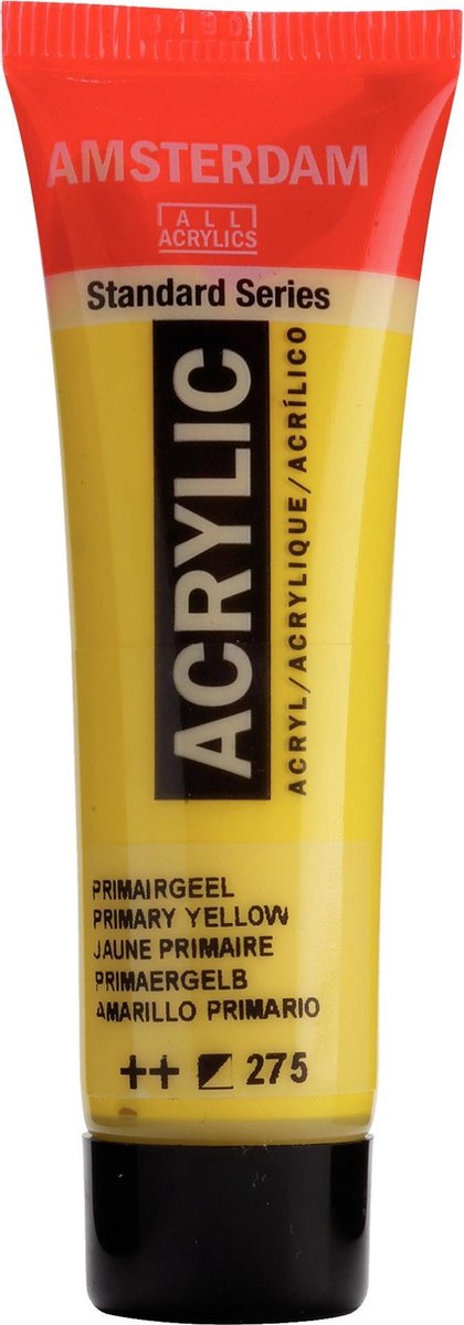 Acrylverf - 275 - Primair geel - Amsterdam - 20ml