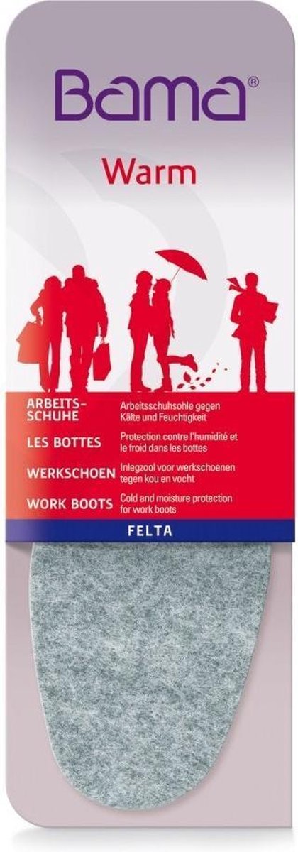 Felta inlegzool | Robuuste en Duurzame Bescherming Tegen Vocht en Kou | Bama | Maat 39