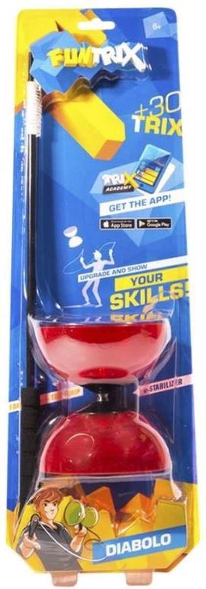 Funtrix Diabolo 10 Cm Rood