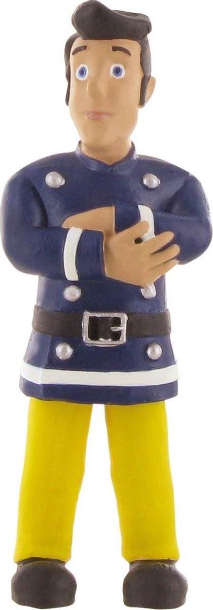 Comansi Speelfiguur Fireman Sam: Elvis 8 Cm Blauw/geel