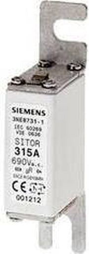 Siemens 3NE87211 Zekeringsinzetstuk Afmeting zekering: 0 100 A 690 V
