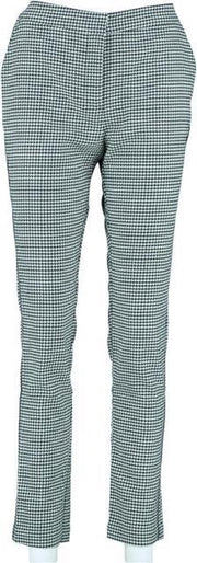 Garcia pied de poule chino blauw groen - valt kleiner - Maat XS