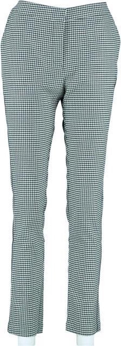 Garcia pied de poule chino blauw groen - valt kleiner - Maat XS