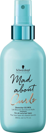 Schwarzkopf Professional - Mad About Curls Quencher Oil Milk - Styling Milk For Curl Restoration