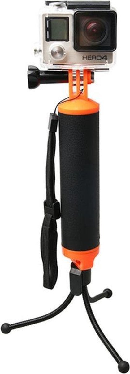 Drijvende handgreep met statiefhouder en verstelbare anti-verloren riem voor GoPro NIEUWE HERO / HERO6 / 5/5 sessie / 4 sessie / 4/3 + / 3/2/1