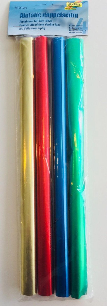Alluminium Hobbyfolie 4 kleuren