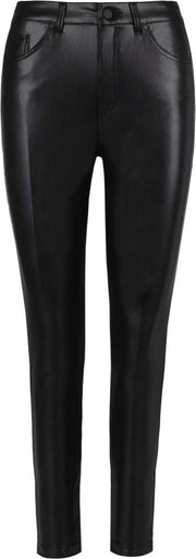 Faux leather pants